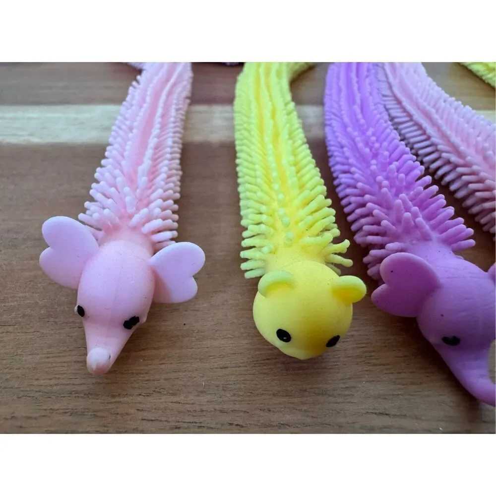 Stretchy string fidget toys sensory stimulation stress relief washable rubber bu